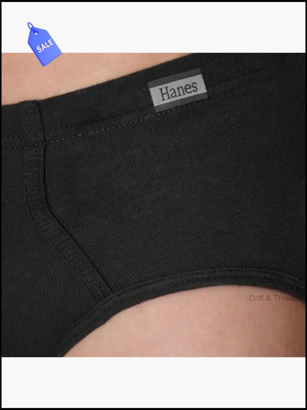 Men's Cotton Briefs 6-Pack Mid Rise Moisture Wicking Underwear